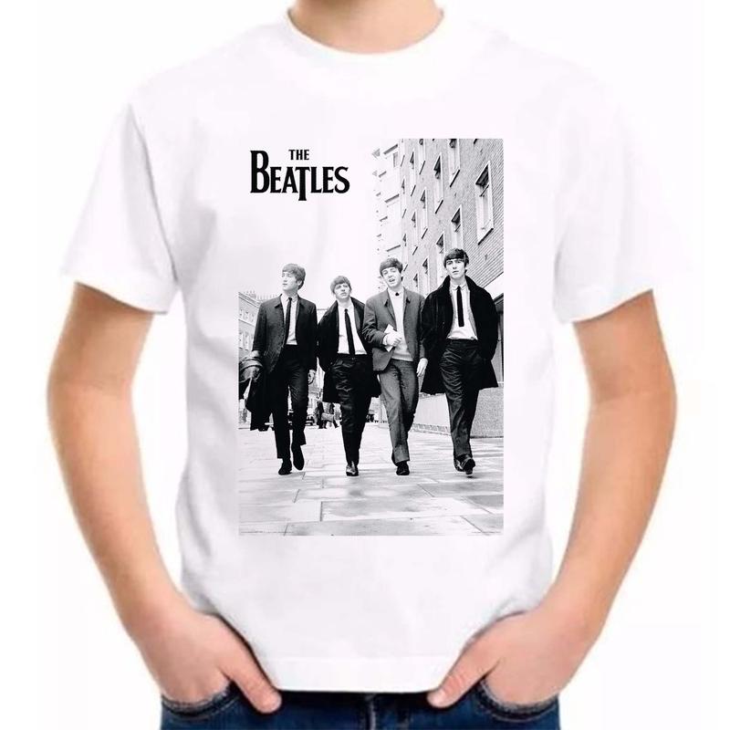 Fashion Kaos Anak Musik Skena Band The Beatles 4
