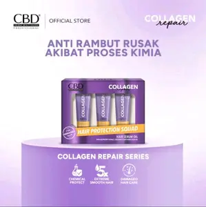 cbd profesional collagen repair serum rambut 3x10ml hair protect