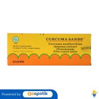 Gambar CURCUMA SANBE BOX 100 TABLET dari Apotek Ogan by GoApotik Kota Palembang 1 Tokopedia