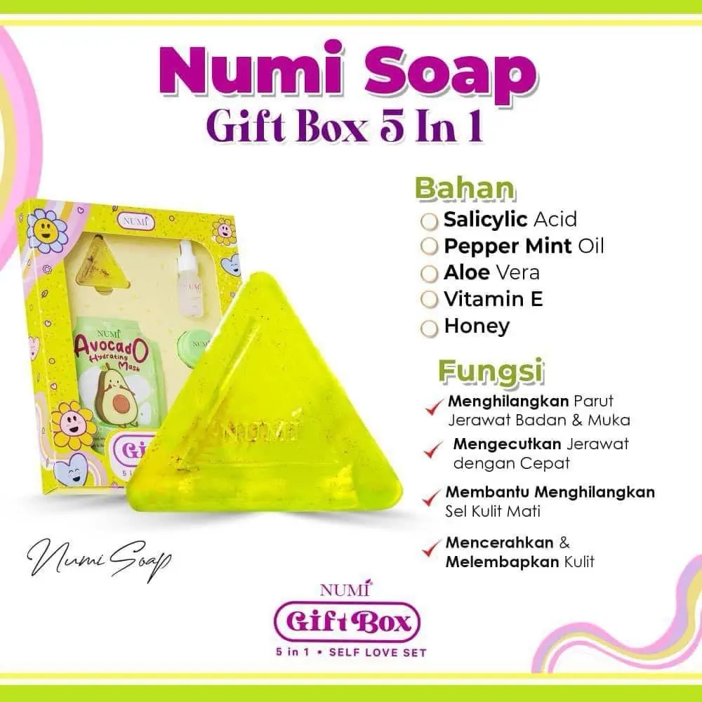 NUMI SPECIAL EDITION SOAP GIFT BOX 5IN1