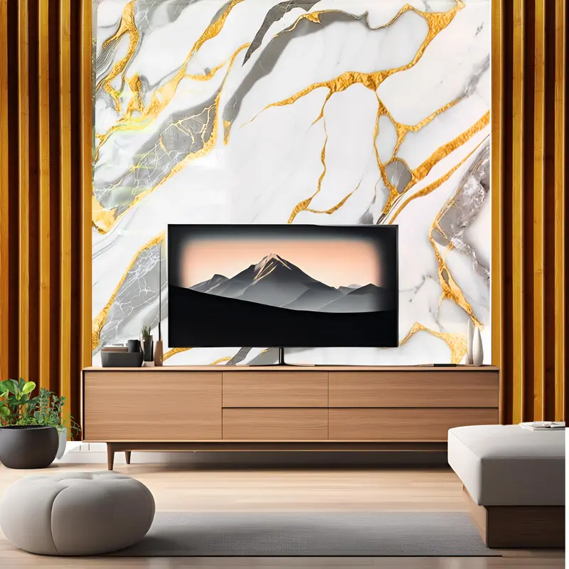 Stiker Marmer Bahan PVC 122cm x 50cm Pelapis Furniture, Dinding, Lantai dan Wallpaper Stiker Kayu | Wallpaper Dinding | Stiker Dinding kamar | Wallpaper Kamar Tidur stiker  pintu rumah 3
