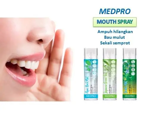 SUSY KOSMETIK - MEDPRO MOUTH SPRAY 12ML - PENYEGAR MULUT MEDPRO 12ML - SPRAY MULUT