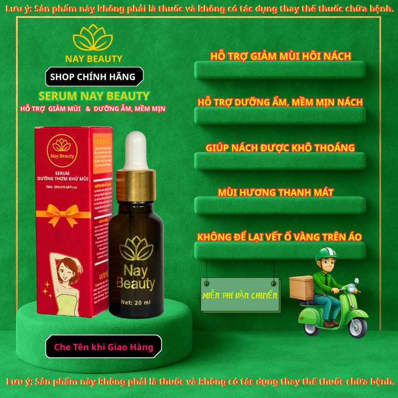SERUM NAY BEAUTY HỖ TRỢ GIẢM MÙI HÔI NÁCH GIÚP NÁCH KHÔ THOÁNG CHO CẢ NAM VÀ NỮ 20ML