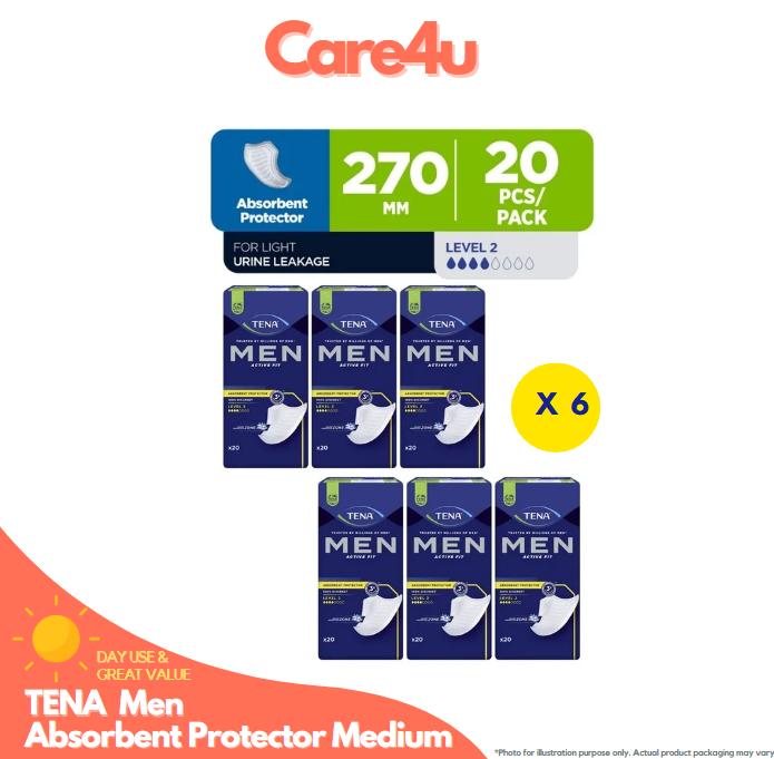 TENA Men Active Fit Absorbent Protector Level 2 20s Comfort 3