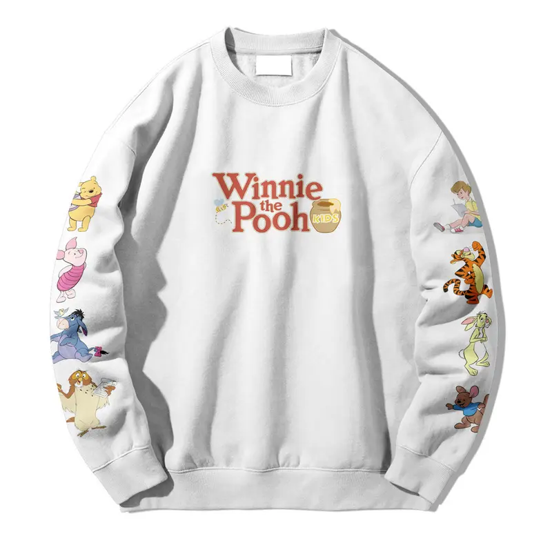 Crewneck Sweatshirt sweater Winnie The Pooh and Friends unisex sweater polos pria dan wanita size M-XL Sweater jepang sweater korea 3