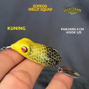 SOFROG WELUT SQUAD LURE SIZE 4cm HOOK 1/0