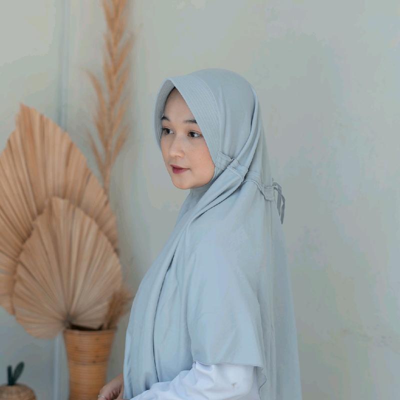 YUNIZAR jilbab instan PREMIUM (Dewasa & Remaja) model serut pinggir tertutup 3