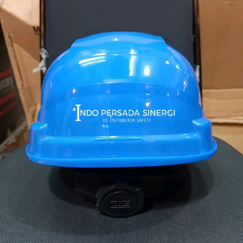 HELM SAFETY PROYEK NSA VENTED WARNA BIRU FASTRACK TALI DAGU - HELM NSA VENTILASI 4