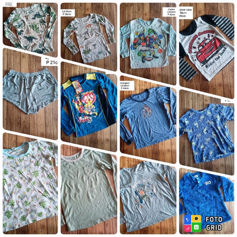 Pakaian atasan dan setelan anak Panjang Pendek 5