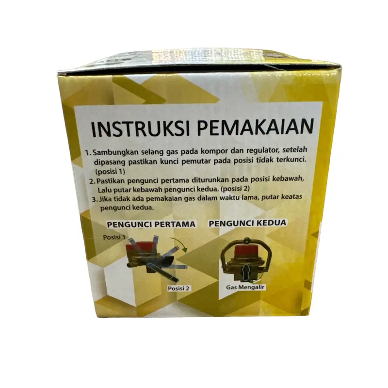 REGULATOR WINN GAS W 800 M GOLD LUXUXRY DOUBLE LOCK / PENGUNCI GANDA SUPERIOR BESI [BISA COD] 2