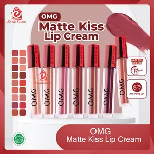 ENVIO - OMG Oh My Glam Matte Kiss Lip Cream / Upgrade OMG Mattelast Lip Cream Bibir Kering Lipstick