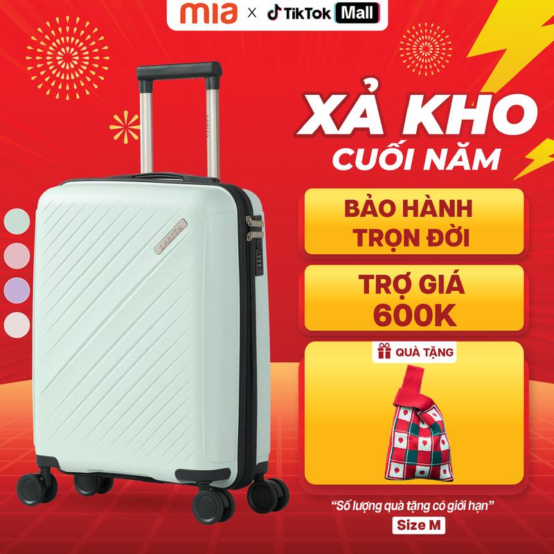 SẢN PHẨM MỚI 2026 Vali du lịch Larita AYTHER Size M - Vali nhựa PP hạn chế bể vỡ tốt bất chấp mọi va đập - MIA