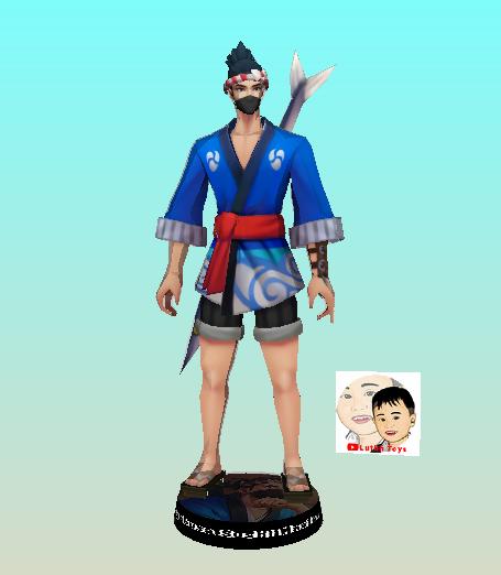 Action Figure Hayabusa Papercraft Mobile Legends Toy Kertas 0