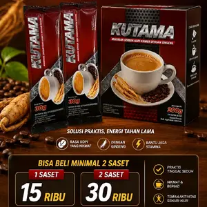 [COD] PAKET 2pcs/30rb kopi gingseng joss KOPI KUTAMA