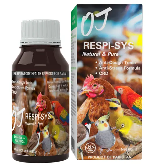 OJ Respi-Sys (60 ml) - RESPIRATORY HEALTH SUPPORT FOR AVES