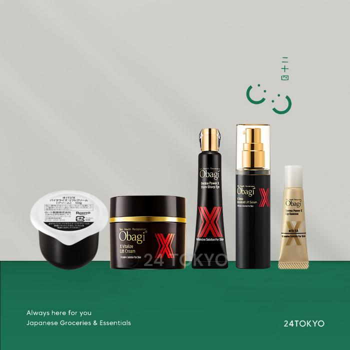 Gambar Obagi Derma Power X anti-aging skincare cream lip eye serum Jepang dari 24Tokyo Kota Administrasi Jakarta Utara Tokopedia
