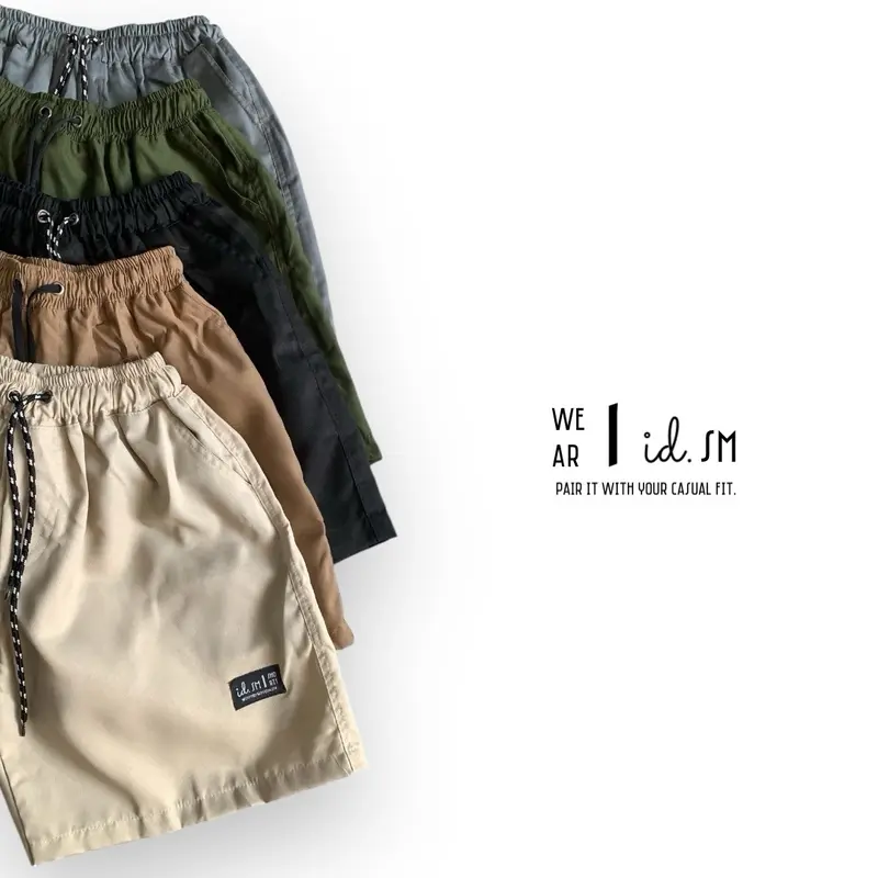 Celana Pendek Pria Wanita ID.SM Boardshort - 3 PCS, Premium Fit Distro - shorts celana keren celana  pendek 1