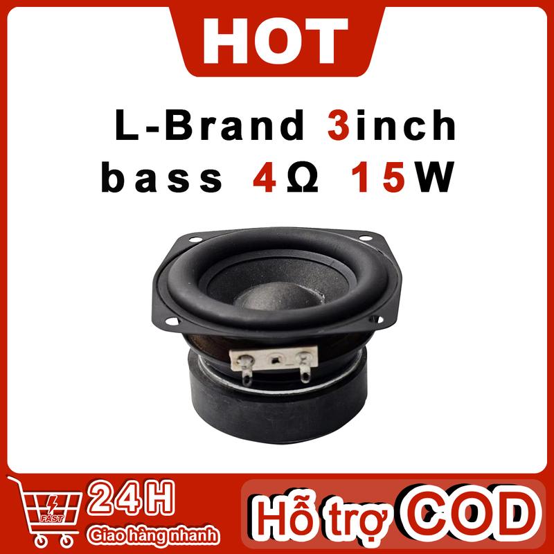 Củ loa bass L-Brand 3inch 4ohm 15W Âm Thanh Sống Động Cho Loa Viên & Thiết Bị…