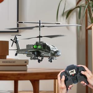 リモコン軍用ヘリコプターおもちゃ、1:48スケール戦闘機モデル、2.4g制御、8歳以上の子供向け、電池必要（別売り）