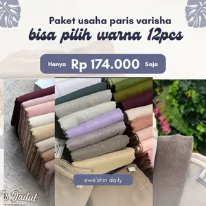 PAKET USAHA SEGI EMPAT PARIS JADUL VARISHA 12PCS