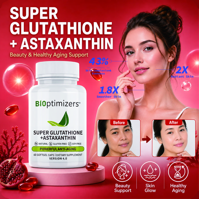 astaxanthin dan glutathione Promo BIOptimizers SUPER GLUTATHIONE+ASTAXANTHIN KAPSUL, Antioksidan super kuat Anti-penuaan - 1 botol 60 kapsul di Cobaltcrate88 color:Red - 10g Cápsulas De Glutatión Liposomal auto-adjusting-cpap-machines