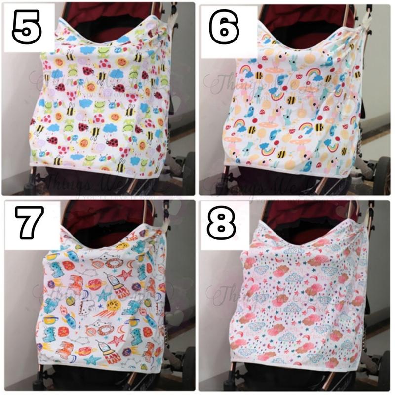 Product Introduction of [SG SELLER] Nursing Shawl (Type D) Breastfeeding Cover Stroller Car Seat Cot Comfortable Breathable Light Weight 2