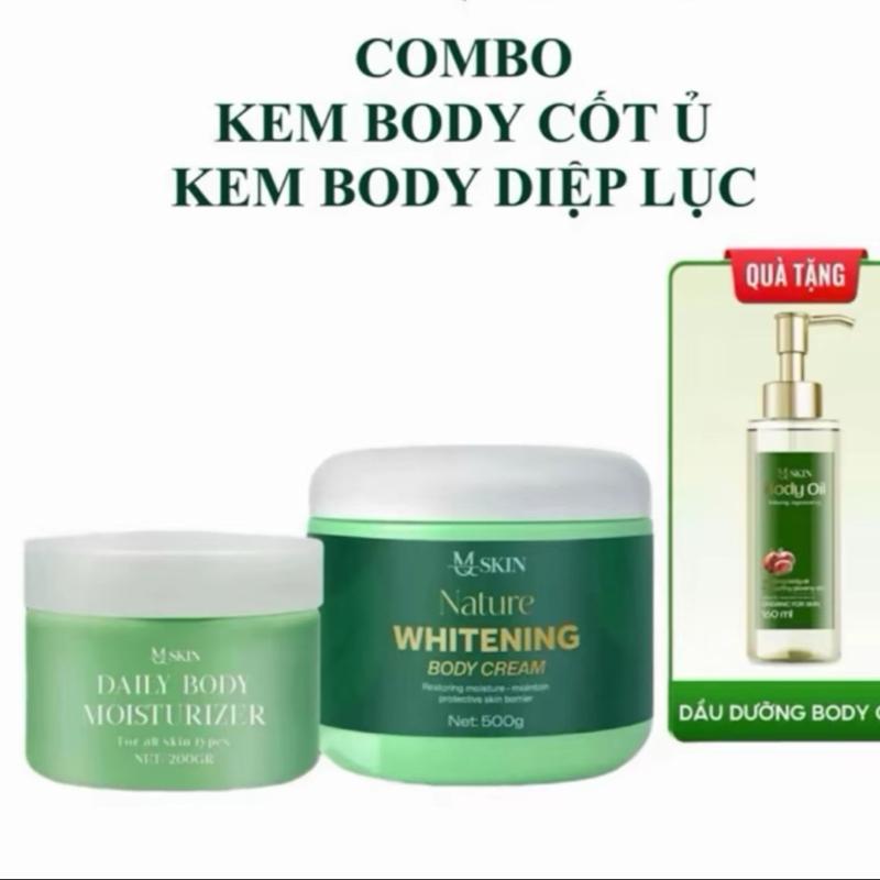 [MQSKIN] COMBO KEM BODY DƯỠNG TRẮNG NGÀY ĐÊM TẶNG BODY olii - HỖ TRỢ NÂNG TÔNG - TRẮNG DA - DƯỠNG DA BODY