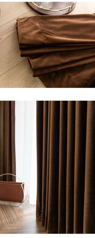 Product Introduction of Meimi Thickened Blackout Velvet Curtains, Hotel Engineering Blackout and Thermal Insulation Curtains, Finished Curtain Fabric 14