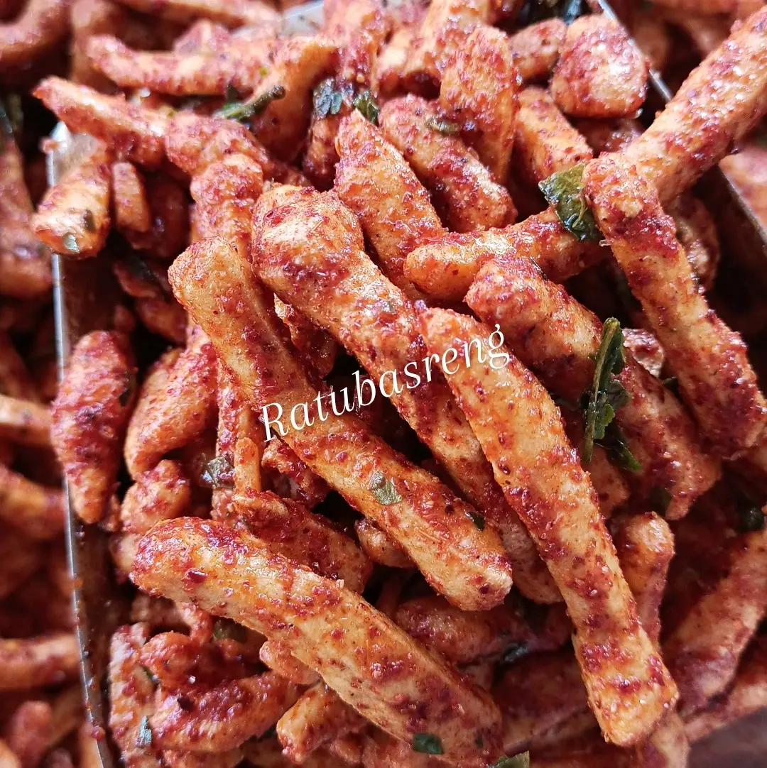 Basreng Pedas Exstra Daun Jeruk Isi 500 Gram - Snacks, Food