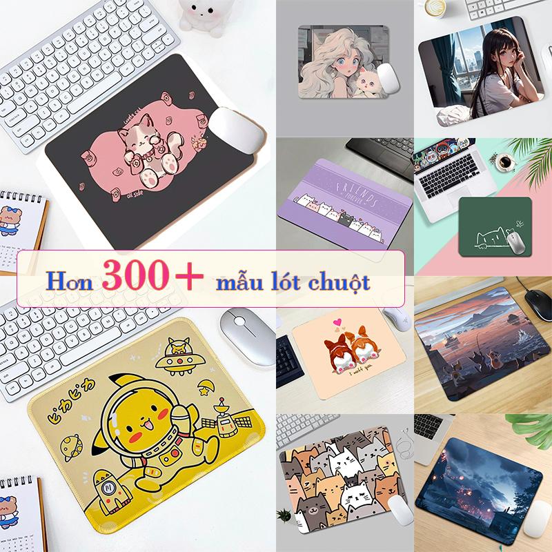 Miếng lót chuột siêu dễ thương 26 x 21 cm vải dày với 20 mẫu tự chọn