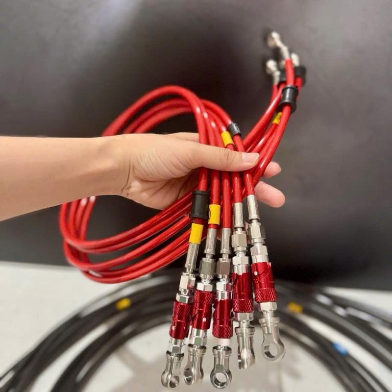 Dây dầu ngắt nhôm và ngắt inox lắp đặc dễ dàng - dây dầu trước