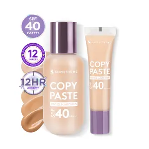 Somethinc Copy Paste Tinted Sunscreen SPF 40 PA++++ SKIN TINT Perlindungan Optimal untuk Kulit Berminyak & Berjerawat dengan Hyaluronic Acid 10 ml & 50 ml - Wajah
