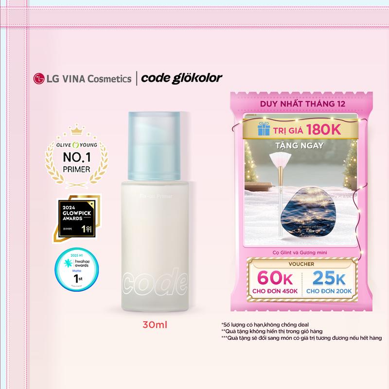 LG Makeup VN Kem lót Code Glokolor 30ml chính hãng