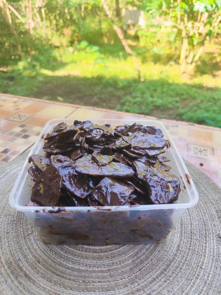 KERIPIK PISANG LUMER BANANA CHIPS 500ML berat 170 gram Coklat Snack Kripik