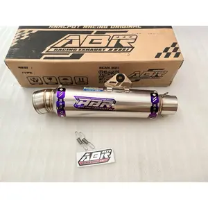 Slincer knalpot kompetisi emblem blue pakai list grade B original