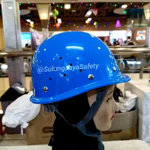 HELM SAFETY IMPORT MODEL BULAT FASTRACK+ TALIDAGU FULLSET SIAP PAKAI BIRU