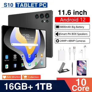 【Hot Sale】Tablet Android Tab Pro12 16GB+1TB 11.6inch Layar Full Screen ...