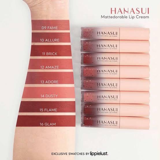 Hanasui Mattedorable Lip Cream Matte For Lip & Cheek With Vitamin E & Plive Oil 2