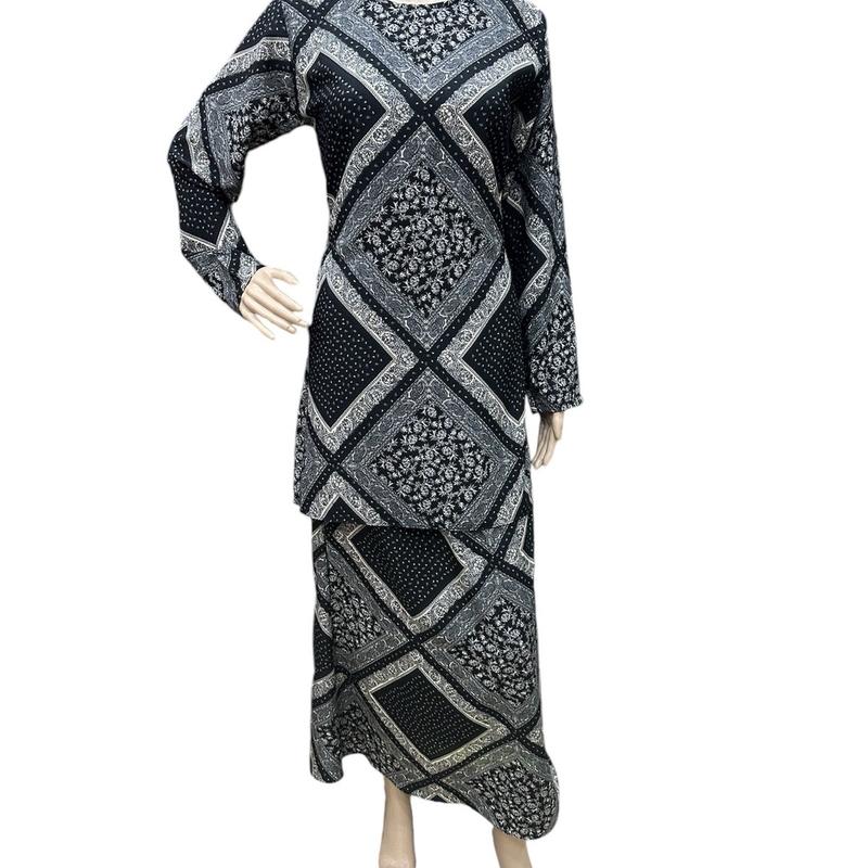 Baju Kurung Moden Syifa Premium Korean Crepe 3