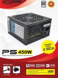 Gambar Power Supply Simbadda BattleGround 450w 80+ dari Toko Expert Komputer Kota Administrasi Jakarta Pusat 2 Tokopedia
