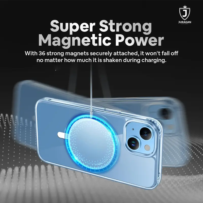 Casing Magnetic Case Untuk Iphone 16 Pro Max 16 Plus 15 14 11 13 12 11 Promax 14 Plus Bumper Casing Cover Crystal Protection Hybrid Silicone Aksesoris 3