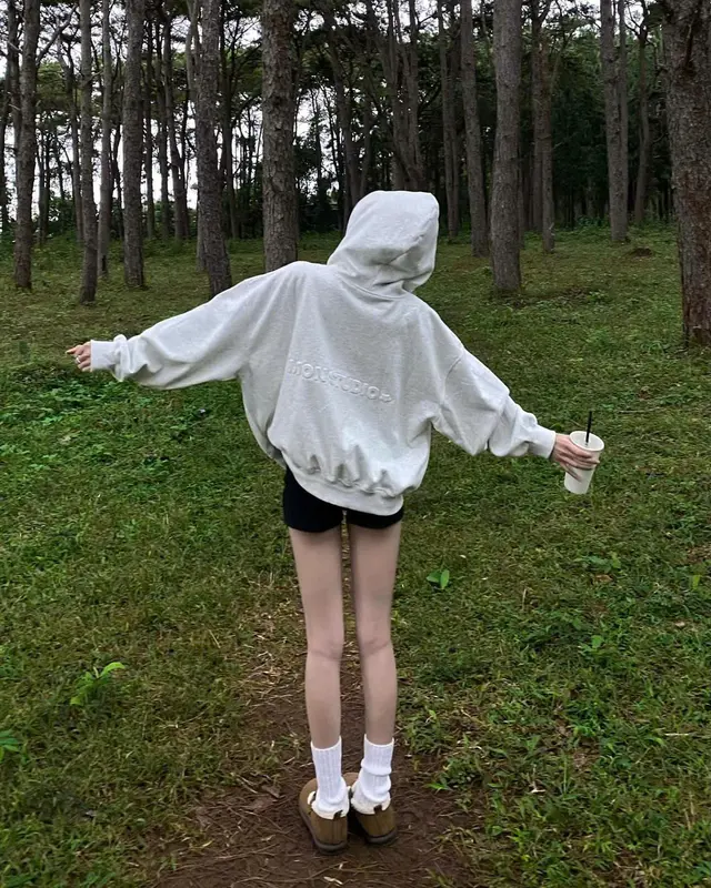 Áo Khoác Hoodie Zip Chống Nắng Mùa Hè IN NỔI DẬP NỔI MON STUDIO, Vải Nỉ Ép Dành Riêng Cho Hè Nắng Nóng, Form Boxy Unisex Nam Nữ Đều Mặc Được, Có Túi Trong 7