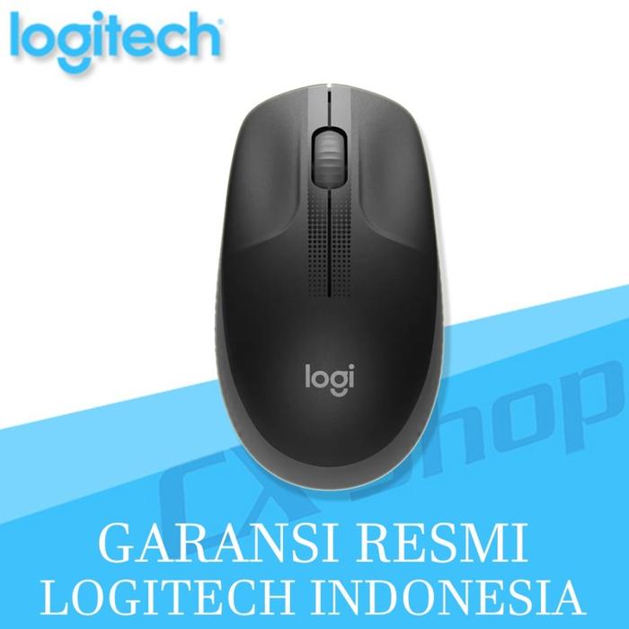 Gambar Logitech M190 Full-Size Wireless Mouse - hitam dari CX Shop Kota Administrasi Jakarta Pusat Tokopedia