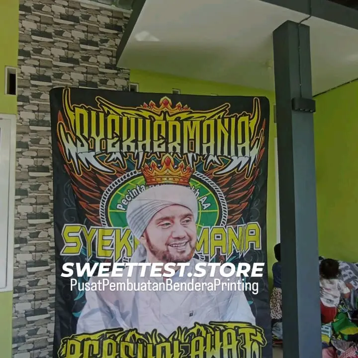 BENDERA HABIB, BENDERA SYEKHERMANIA FULL PRINTING, MINIFLAG SYEKHERMANIA, TKTDW STORE BENDERA MURAH, FLAGSTORE, FLAG STORE MURAH 4