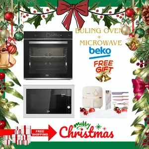 BEKO Oven Listrik BBIMM13400XCSW Built In Oven 77lt & BEKO MGB25332BG MICROWAVE AND GRILL