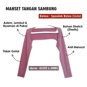 MENSET TANGAN BALERO XL & L BAHAN JERSEY PREMIUM Muslim