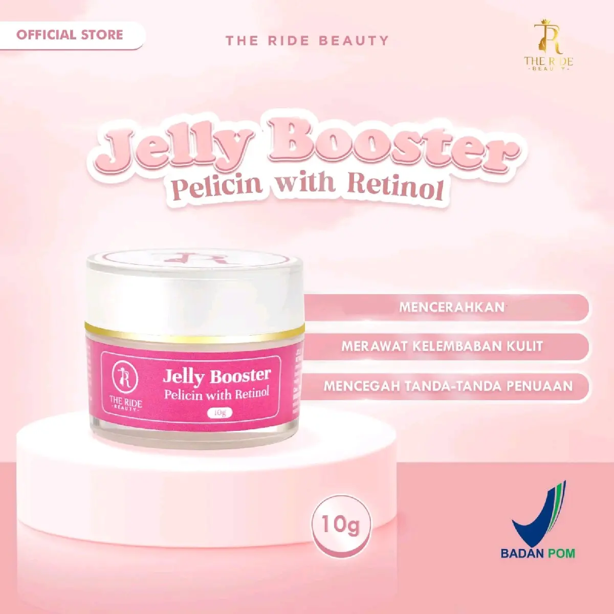 ( Best Seller ) Jelly Boster Pelicin With Retinol by The Ride Beauty