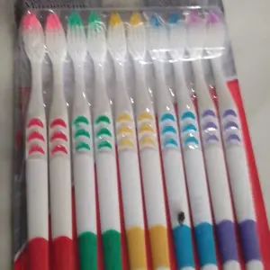 Sikat Gigi Dewasa 10 IN 1 Set Isi 10 PCS Tootbrush Double Care Sensitive Soft Sweet Bee Paket Hemat 10IN1