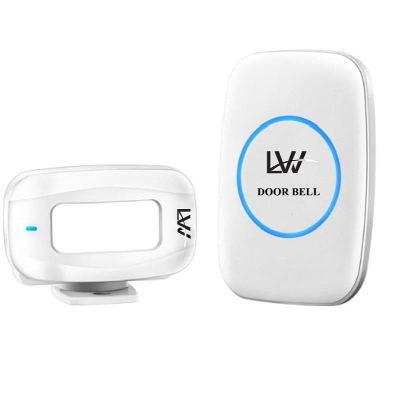 Chuông Báo Khách Chống Trộm Không Dây CACAZI M10 Cảm Biến Chuyển Động Hồng Ngoại- 36 Kiểu nhạc chuông reo