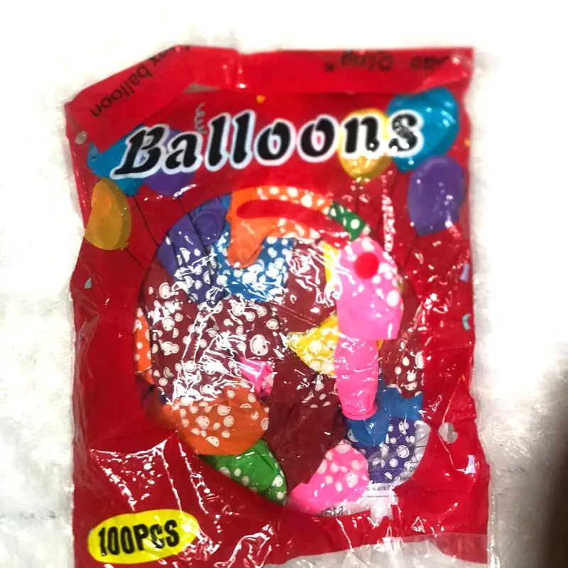 Balon polkadot bermotif 1 pack isi 100 pcs 1
